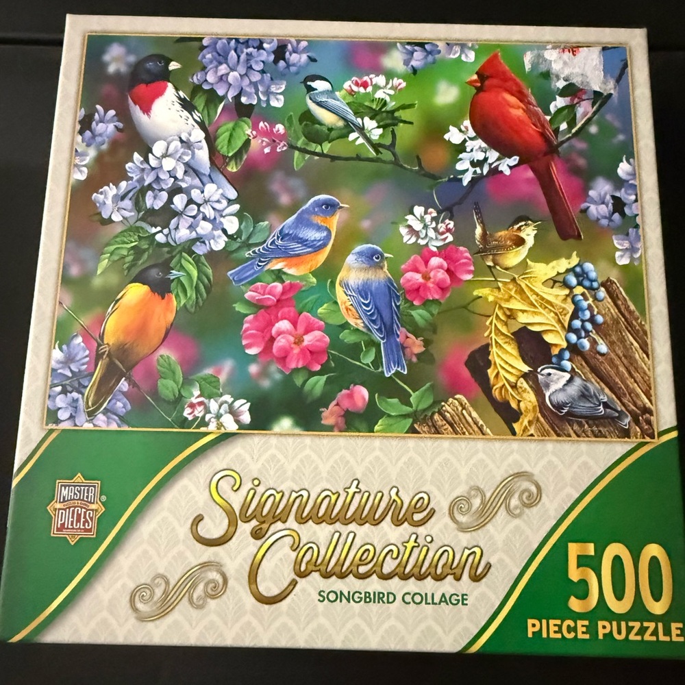 Signature Songbird Collage 500 piece Puzzle